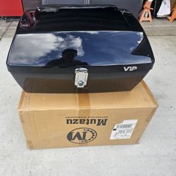 Harley Davidson Seat Back Rest With Compartment