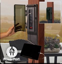 Backyard Discovery Pole Mount Powerport 3 Port USB POWER STRIP