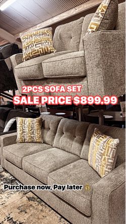 2pcs sofa set (pillows included )
