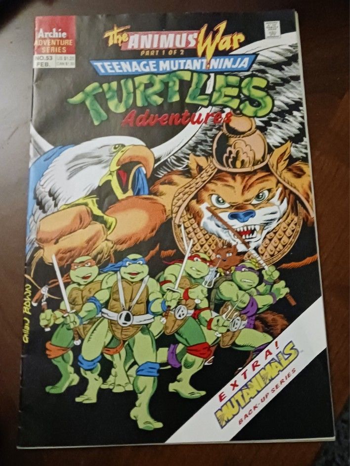 Teenage Mutant Ninja Turtles Adventures Comic Book 
