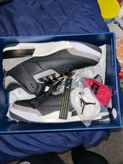 Jordan 3 black Levis size 10 DS