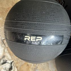 Rep Fitness Smash Ball, Medicine Ball, Cross Fit, Home Gym, Fitness, and Core Workouts | Black