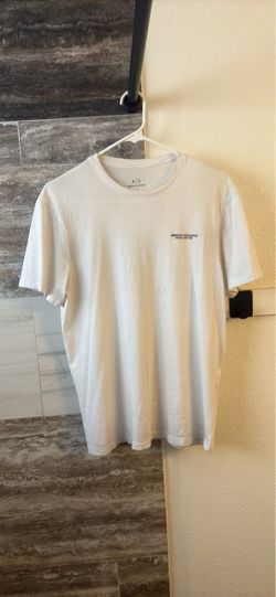 Armani Exchange White Crew Neck T-Shirt