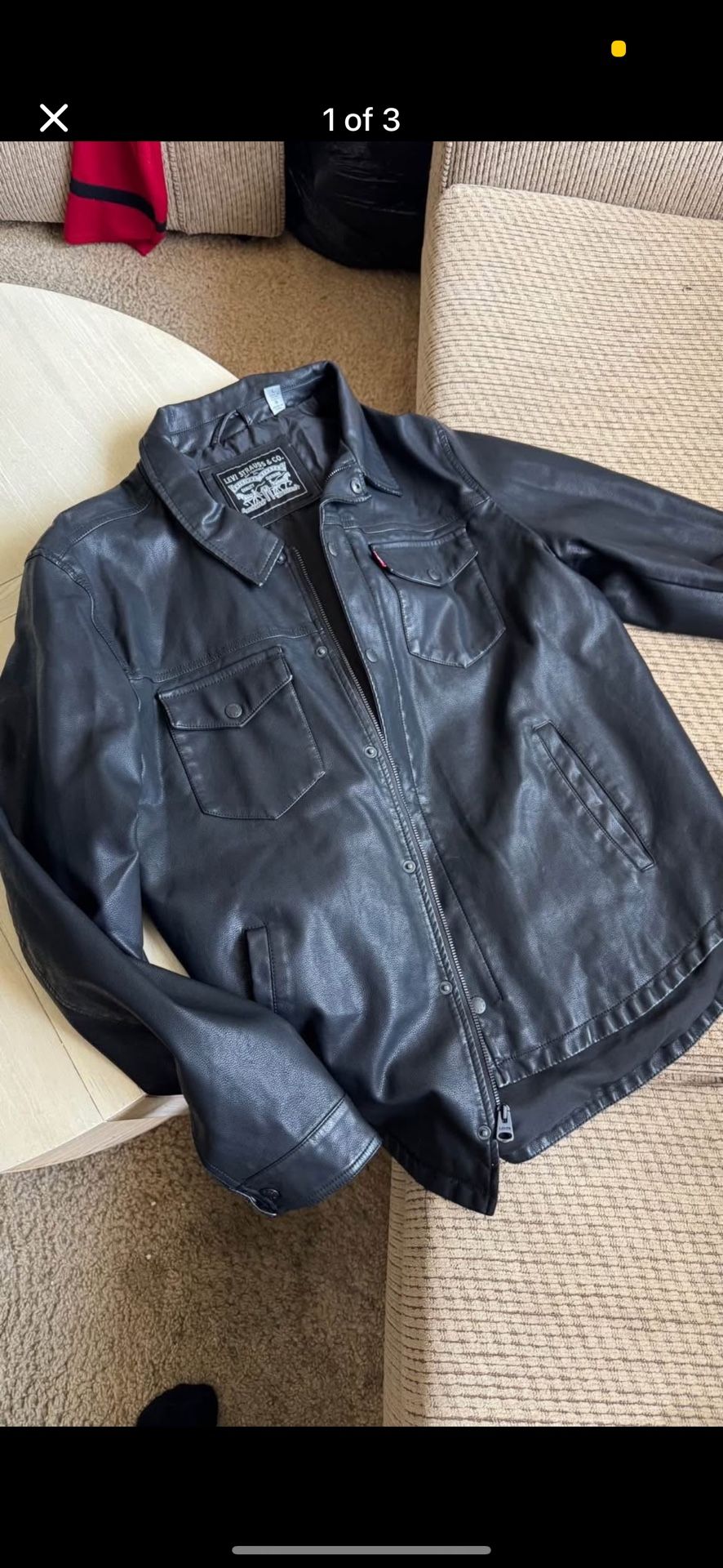 Men’s Levi’s Faux Leather Jacket