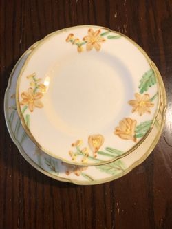 3 different kinds of plates.