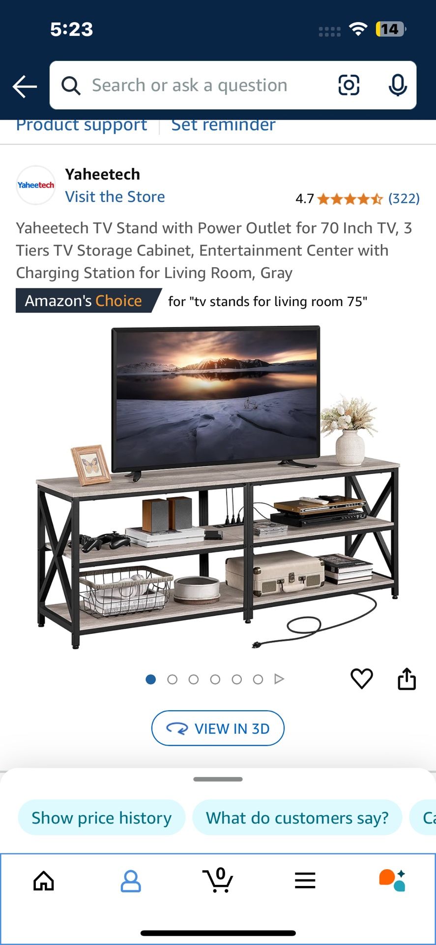 Tv Stand Plus USB Port