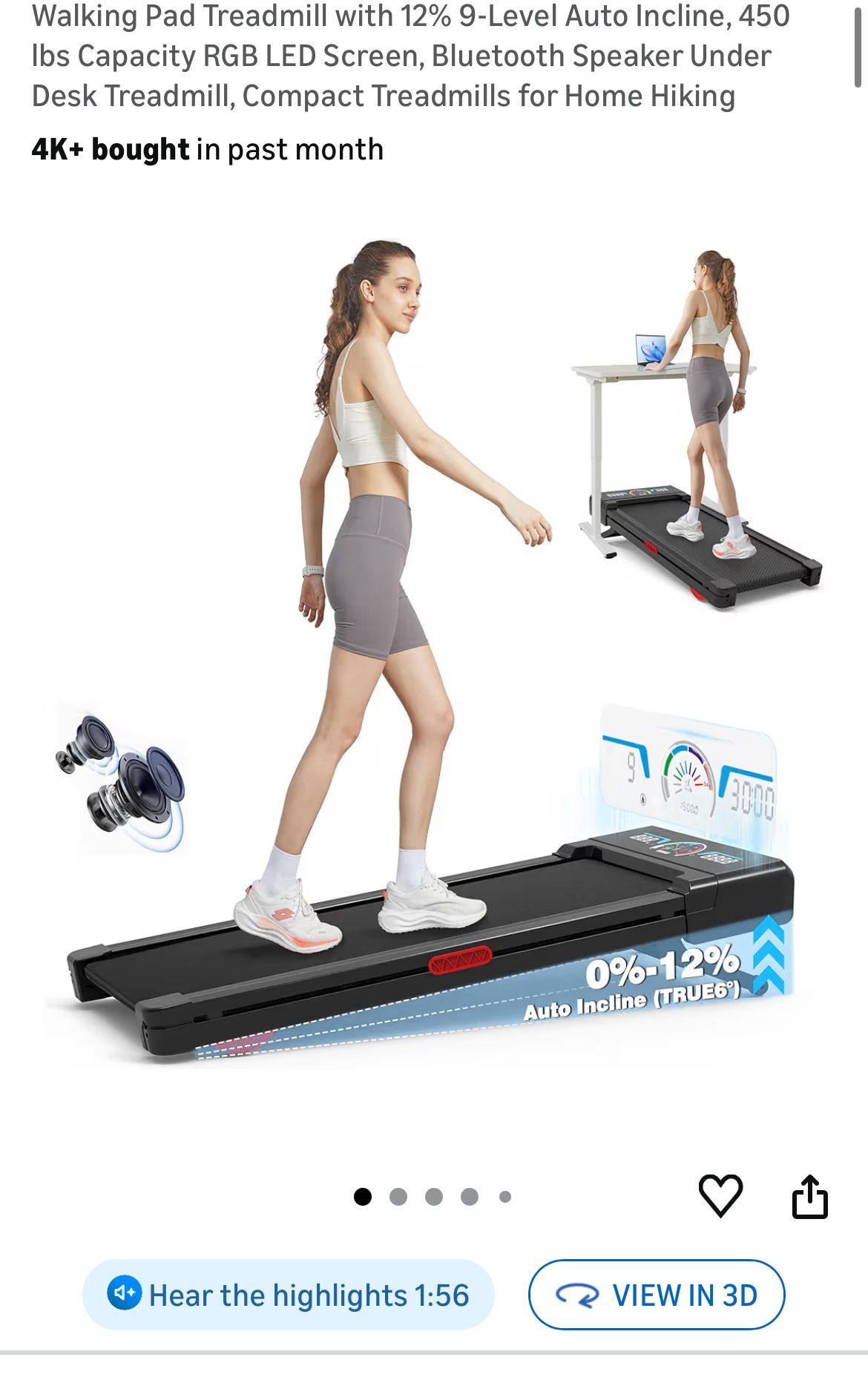 Walking Pad Treadmil