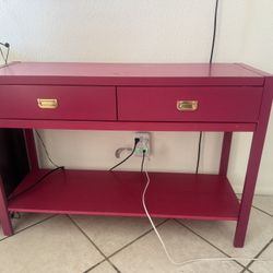 Pink Table 