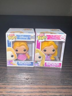TWO BITTY Rapunzel 1-Inch Funko Pops Tangled Disney Princesses Christmas Movies Holidays Animation