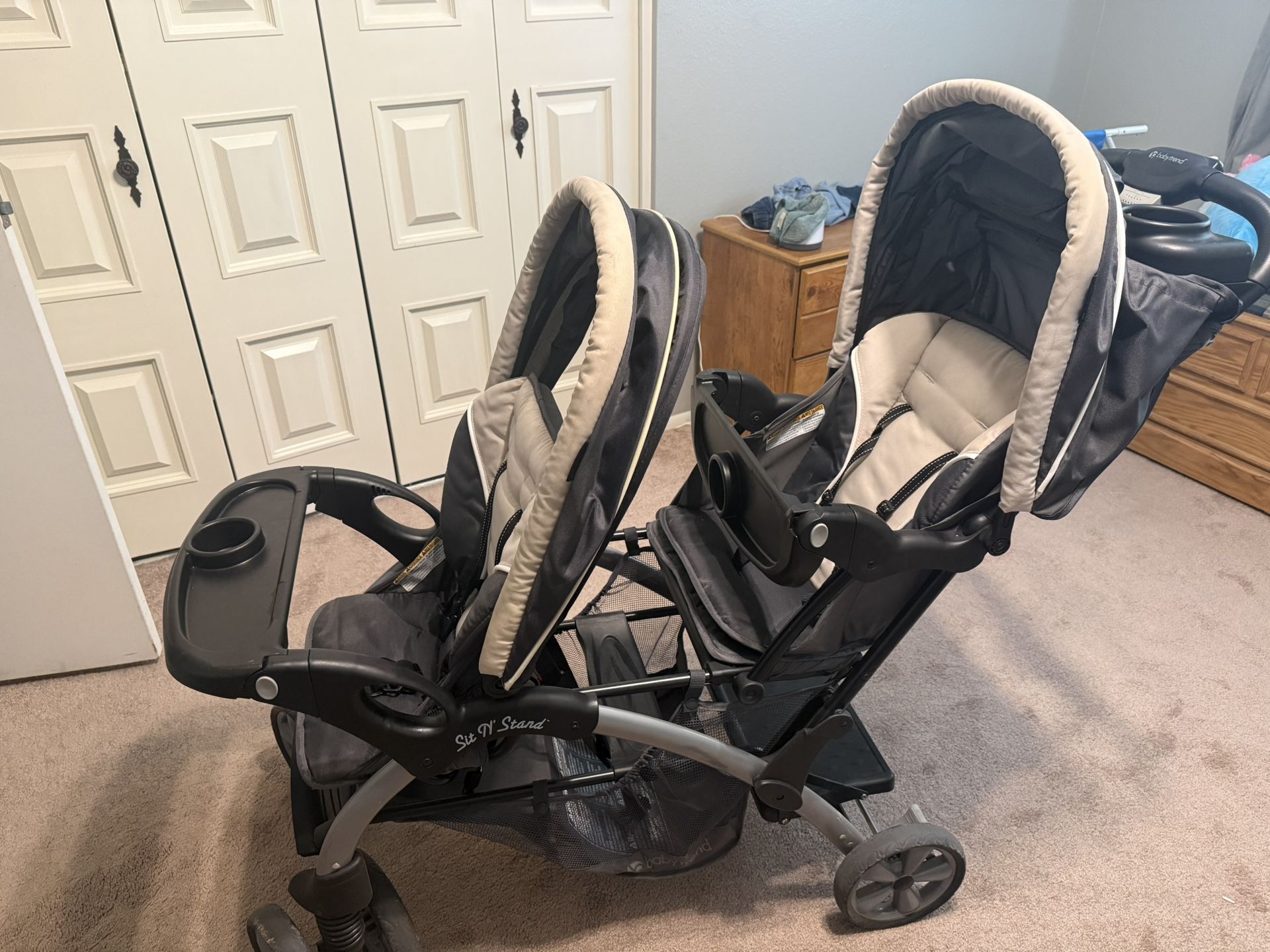Double Baby Stroller 