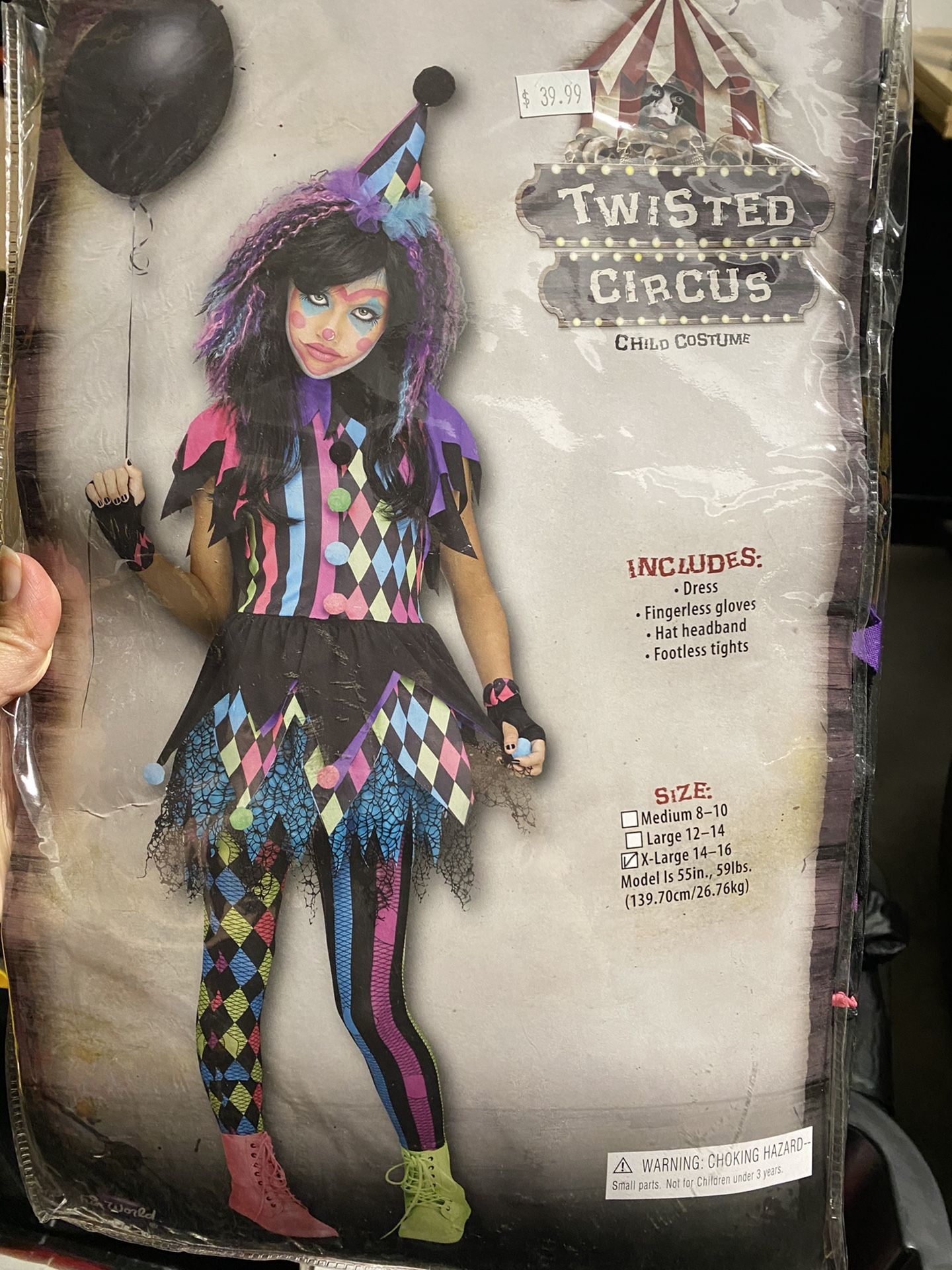 girl Clown costume