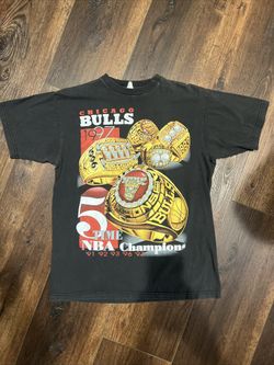 1997 Original Vintage Bulls Rap Tee L