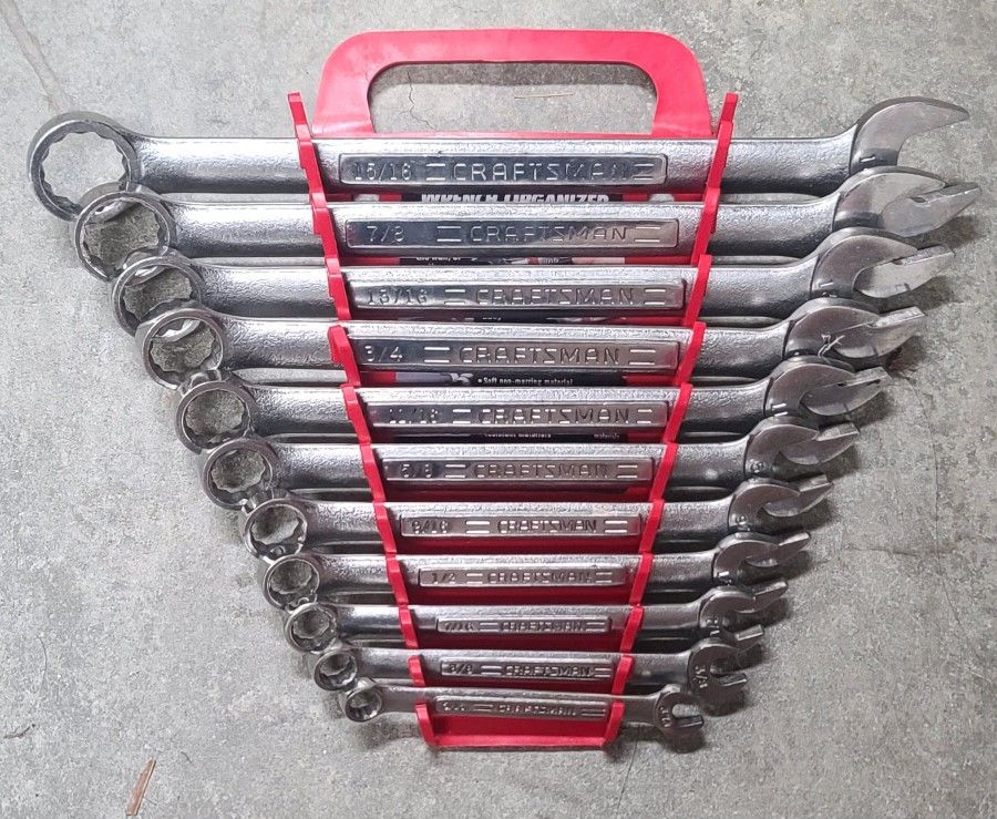 Craftsman 11 Piece MADE IN USA wrenches - SAE
