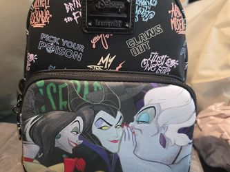 Loungefly villains new without tags Backpack with wallet