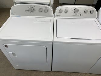 Whirlpool set washer and dryer gas