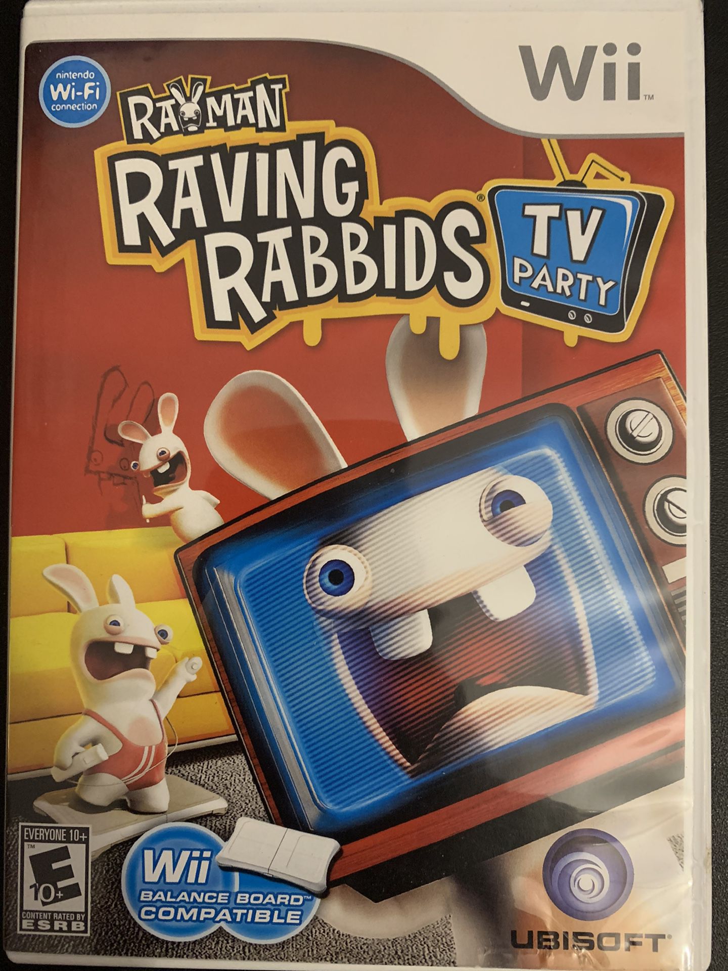 RAYMAN Raving Rabbids TV Party (Nintendo Wii + Wii U)