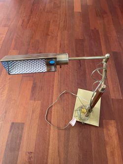 Frederick Cooper Brass Adjustable Pharmacy / Piano Floor Lamp – Vintage Designer Lighting
