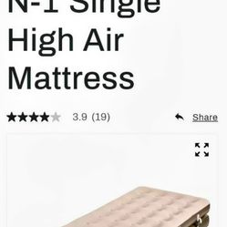 Coleman Double/Single High Air mattress 