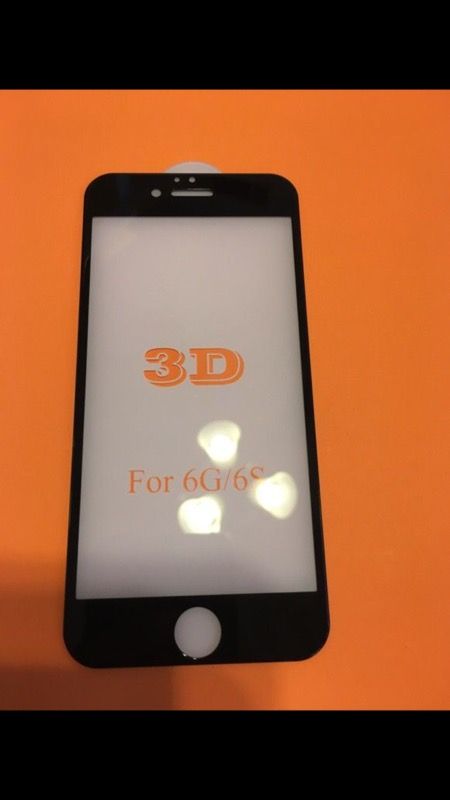 3D TEMPER GLASS FOR IPHONE 6,6S,6+6S+7,7+