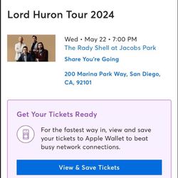 Lord Huron Tickets  