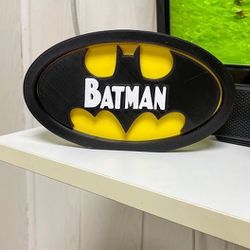 Batman 3d Printed Sign Display Wall Art