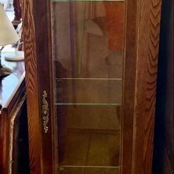 Solid wood Display cabinet/ storage case