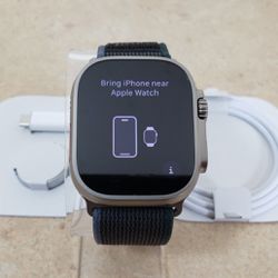 Apple Watch Ultra 2 (GPS + Cellular) 49mm Titanium Case MRF63LL A - Excellent! 