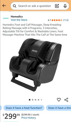 Homedics Therapist Select Foot And Calf Massager
