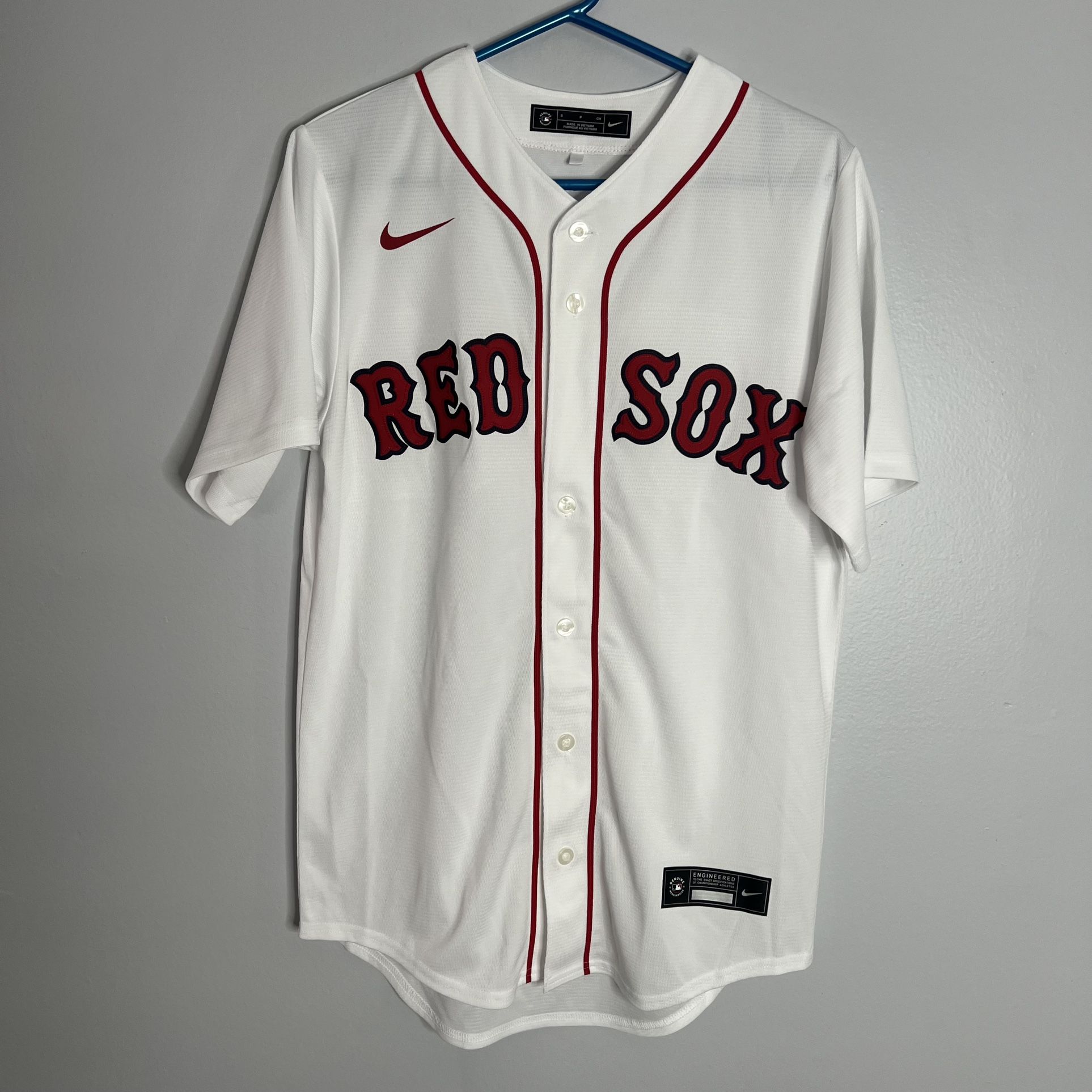 Boston Red Sox Xander Bogaerts Jersey Mens Small White Majestic Baseball MLB