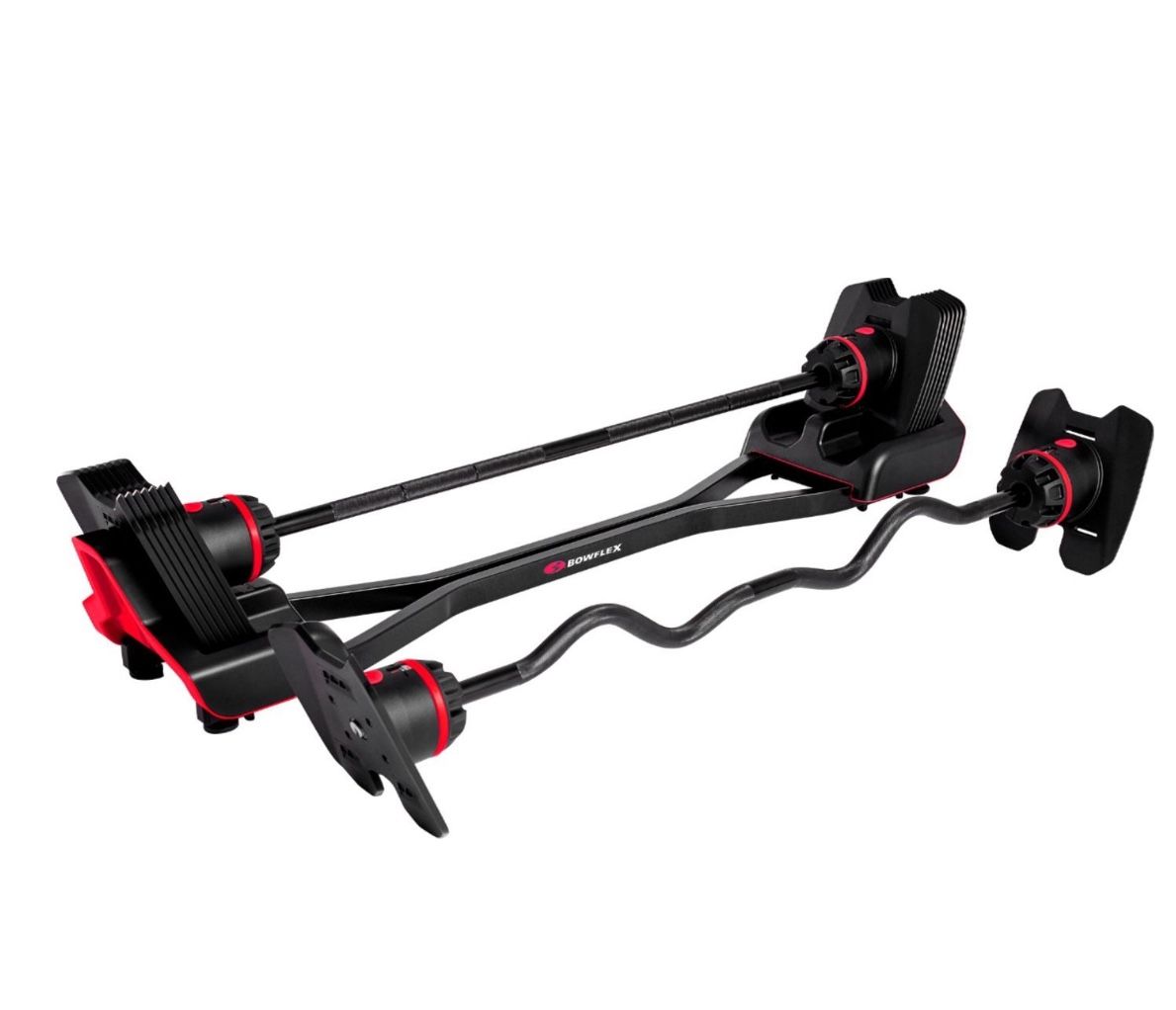 BowFlex - SelectTech 2080 Barbell with Curl Bar - Black #675