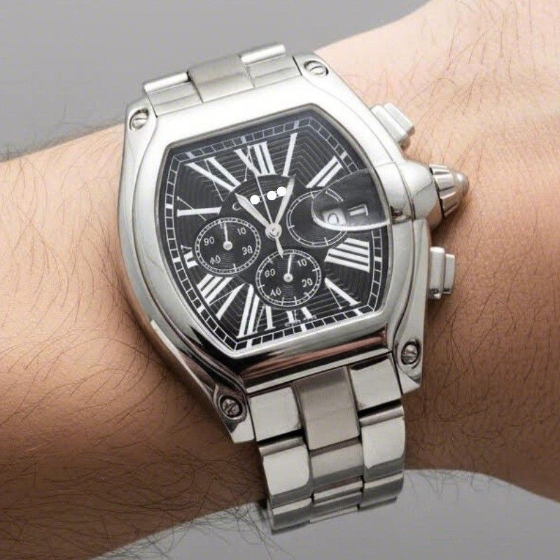 Pre Owned Men's Stainless Chronograph Movement Watch