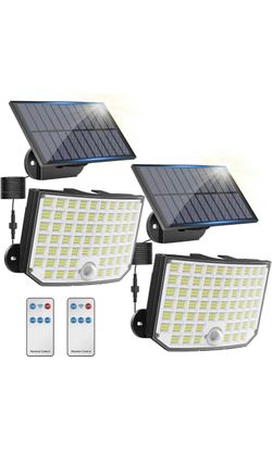 Solar Outdoor Lights, 240 LED 3500LM Motion Sensor Solar Lights for Outside