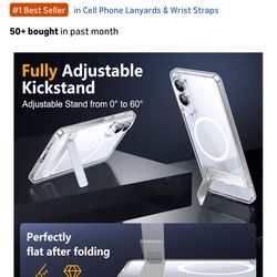 SPIDERCASE Magnetic for Samsung Galaxy S25 Edge Case, [3 Stand Ways][ Military Grade Drop Protection] with Invisible Stand Shockproof Slim Case for S2