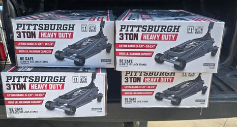 Pittsburgh 3 Ton Heavy Duty Floor Jack