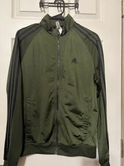 Olive green Adidas jacket