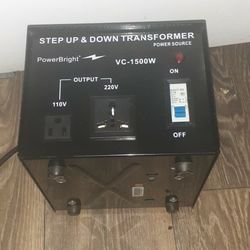 ( Brand.Power Bright )  Transformer Power Source. 