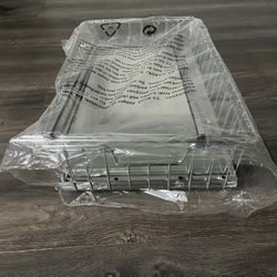 Simple Houseware Stackable 2-Tier Sliding Basket Organizer Drawer – Chrome
