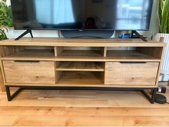 Wood TV stand