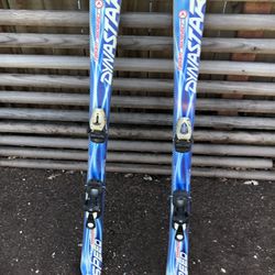 120cm Dynasties Skis With Salomon Bindings