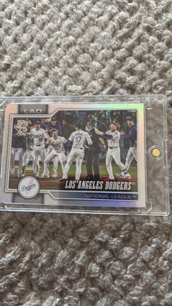 Topps Los Angeles Dodgers Holo Foil Team Card