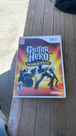 Guitar hero world tour Wii activation game.