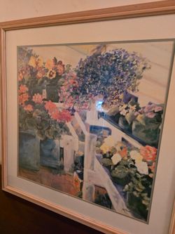 Frame Picture  ( Landscape in the Garden)