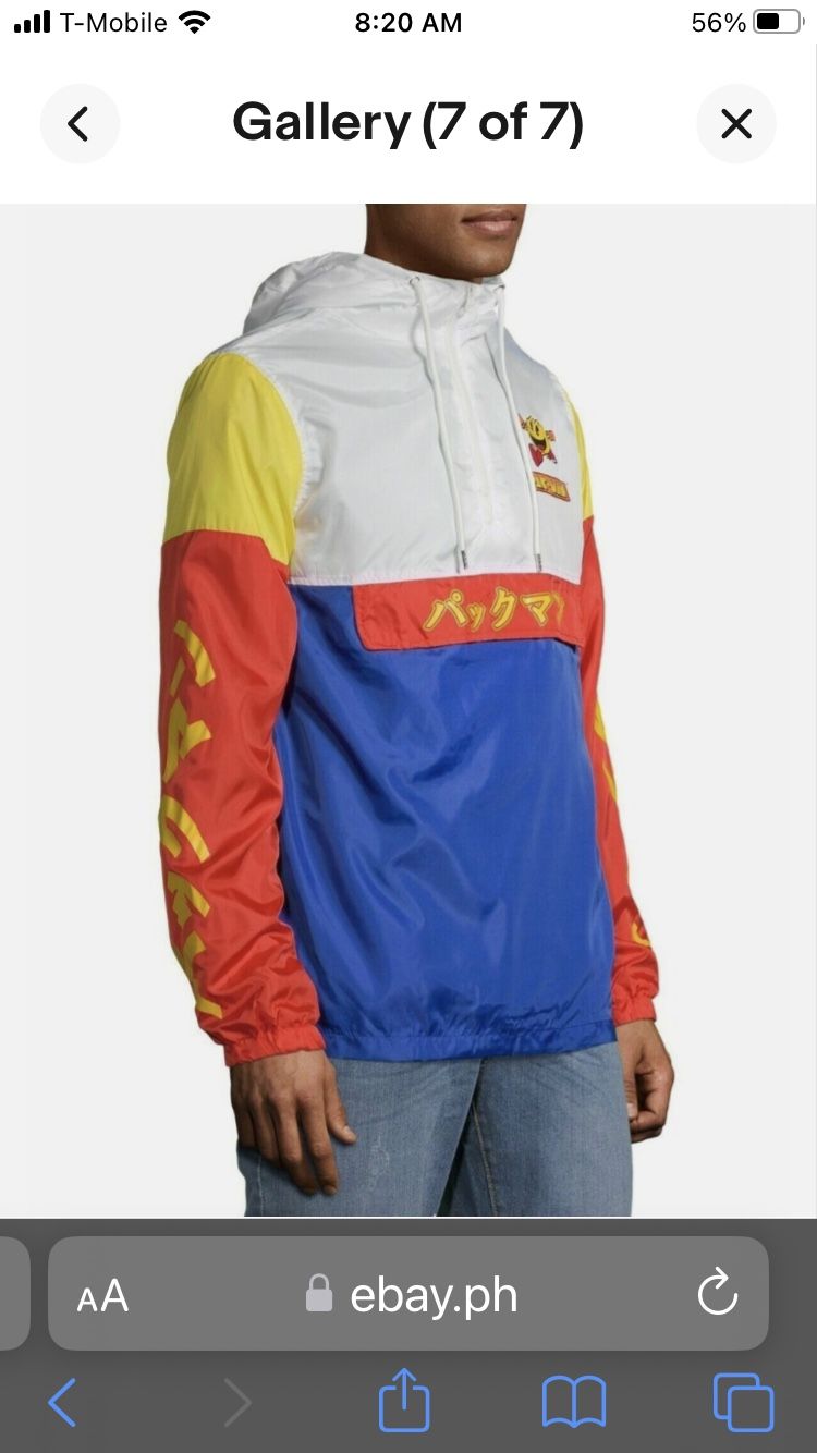 New With Tags!Pac-Man Windbreaker, in Colorado colors!Great Affordable Christmas Gift!