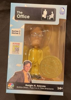 The Office Dwight Schrute Bobble Head figure - SDCC 2019 Official Sticker