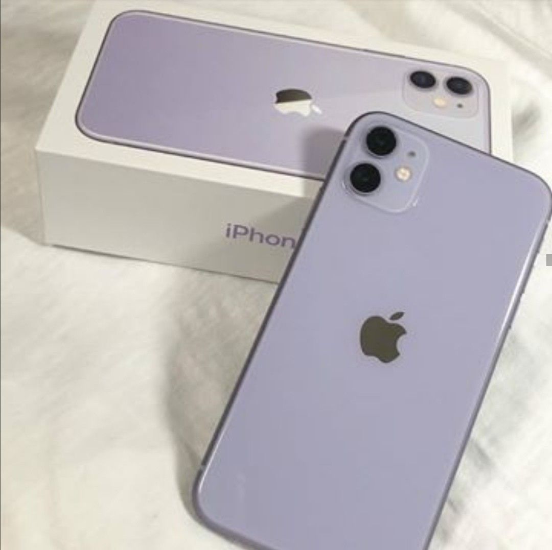 Unlocked iPhone 11 purple 64gb