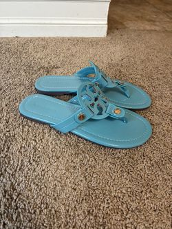 Tory Burch Miller Sandals Light Blue