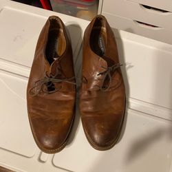 Ashton Grey Grenasien Brown Men’s Oxford Dress Shoes Size 10