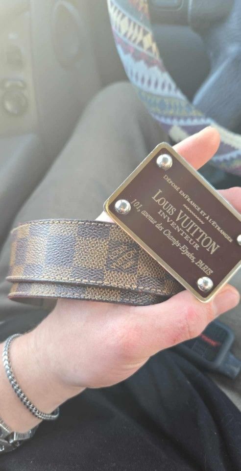 Unisex Reversible Louis Vuitton Belt