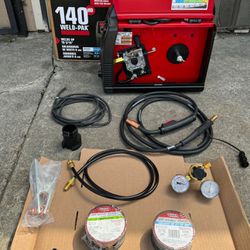 Lincoln Electric Weld-Pak 140 Amp MIG and Flux-Core Wire Feed Welder, 115V, Aluminum Welder with Spool Gun sold separately