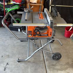Ridgid 10” Table Saw